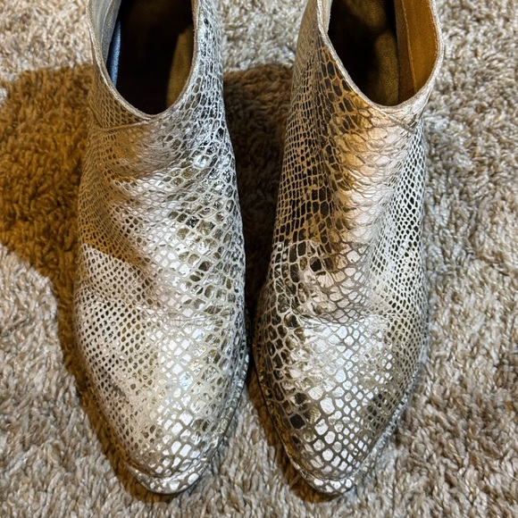 Snakeskin Ankle Bootie - Picture 5 of 7